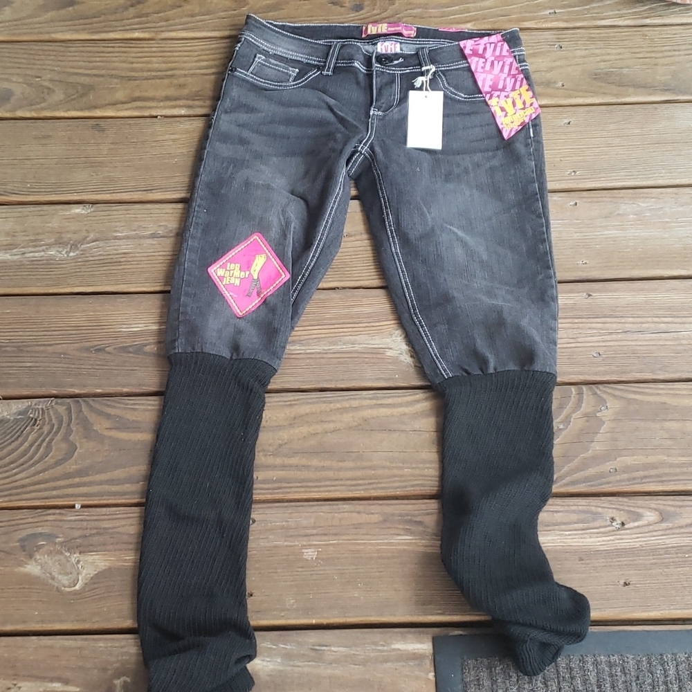 Tyte American Standard leg warmer jeans size 7